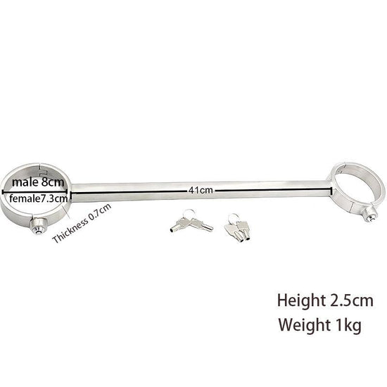 THORN GARDEN™ 1kg 41cm long Straight Bar ankle cuffs and free shipping