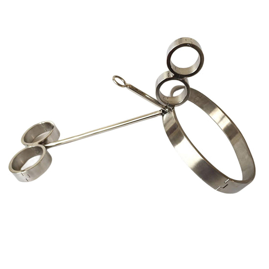 THORN GARDEN™ Professional Stainless Steel Four-Poster Bed Restraint System for BDSM Players