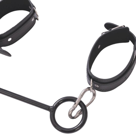 THORN GARDEN™ Metal Spreader Bar with Leather Cuffs - Free Shipping