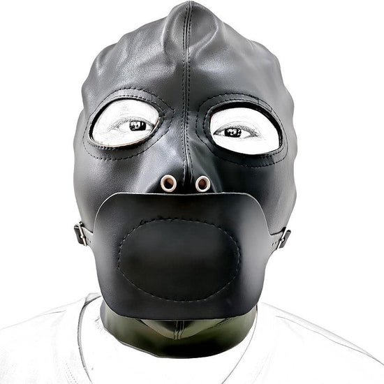 THORN GARDEN™ bondage Open Mouth leather Hood free shipping