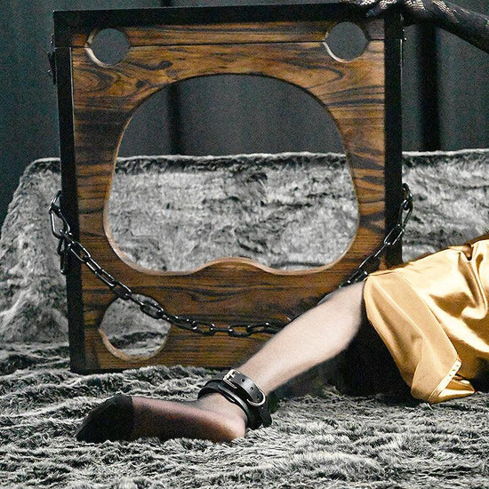 THORN GARDEN™ wooden bondage bdsm elm buttocks pillory and free shipping