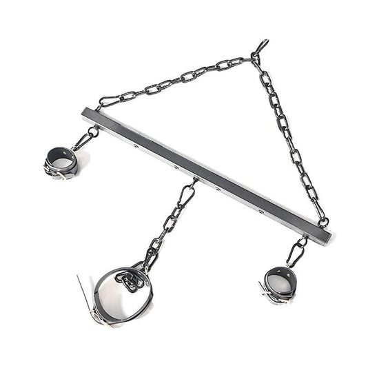 THORN GARDEN™ bdsm metal Spreader Bar with free cuffs and free shipping