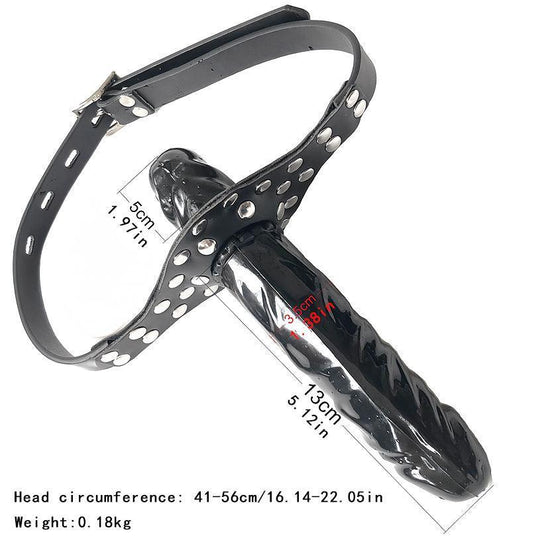 THORN GARDEN™ Double-ended flesh color medical silicone dildo gag free shipping