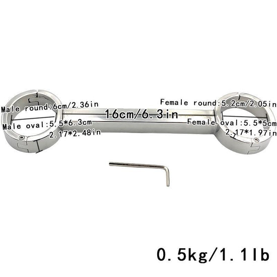 THORN GARDEN™ 0.5kg 2cm high 0.7cm thick Fixed stainless steel handcuffs free shipping