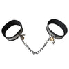 THORN GARDEN™ High-Quality Stainless Steel Ankle Cuffs with Chain Attachment for BDSM Play