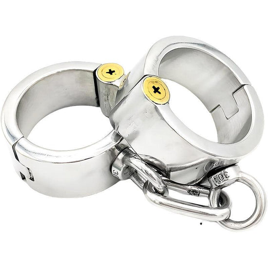THORN GARDEN™ 0.8kg 3cm high Stainless steel lock handcuffs free shipping