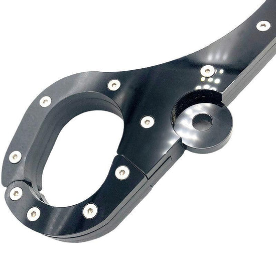 THORN GARDEN™ High-Quality Black Crystal Neck and Wrist Restraint for BDSM Play