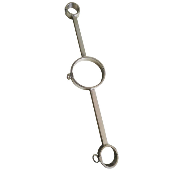 THORN GARDEN™ BDSM Stainless Steel Linked Collar and Wrist Cuffs for Couples