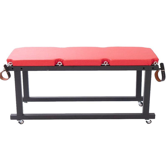 THORN GARDEN™ red leather movable bdsm bed - free shipping
