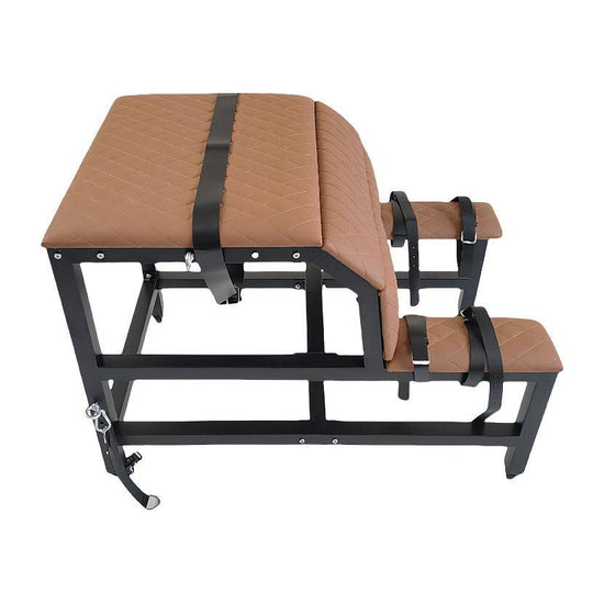 THORN GARDEN™ bdsm red leather spanking bench with wheels free shipping