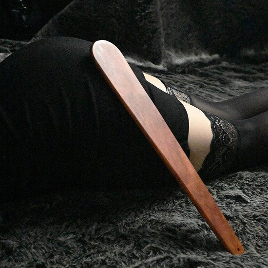 THORN GARDEN™ Solid wood round head spanking paddle free shipping