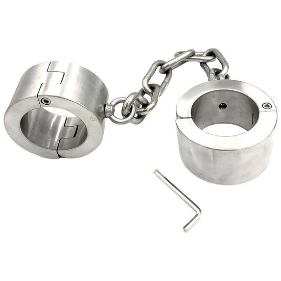 THORN GARDEN™ about 6.3kg height 6cm stainless steel ankle cuffs and free shipping