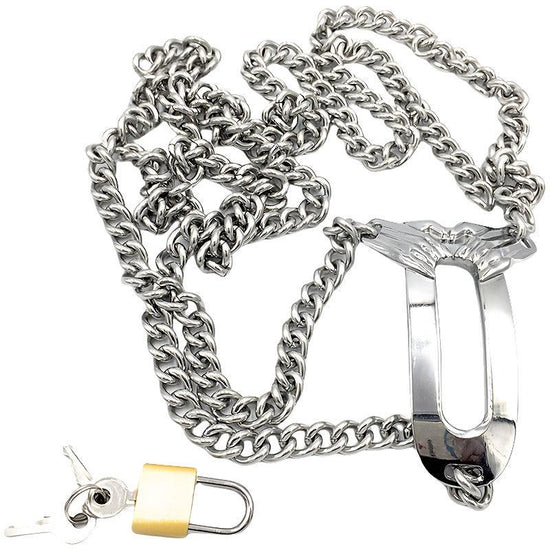 THORN GARDEN™ Stainless steel female invisible chastity belt with lock free shippng
