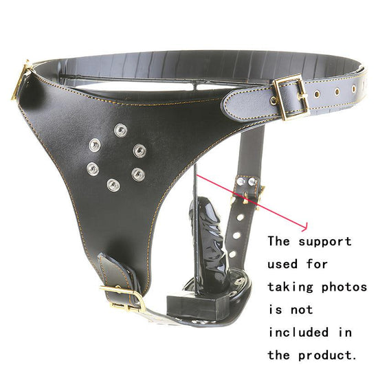 THORN GARDEN™ Removable dildo leather pants free shipping