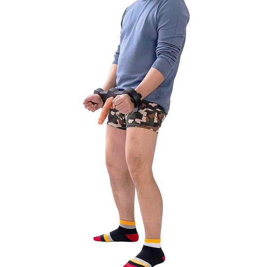 THORN GARDEN™ Scrotal clamp handcuffs integrated torture device free shipping