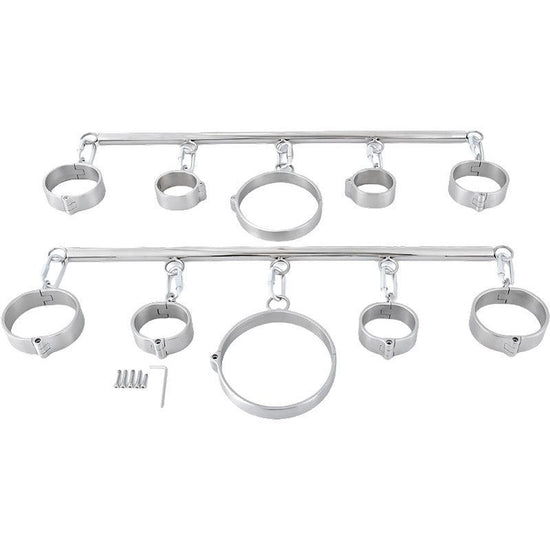 THORN GARDEN™ 2.5kg long 58cm Integrated metal bondage for hands, feet and neck