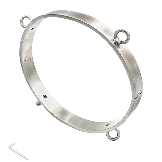 THORN GARDEN™ Customizable Bondage: Professional Stainless Steel Waist Cincher for BDSM Use
