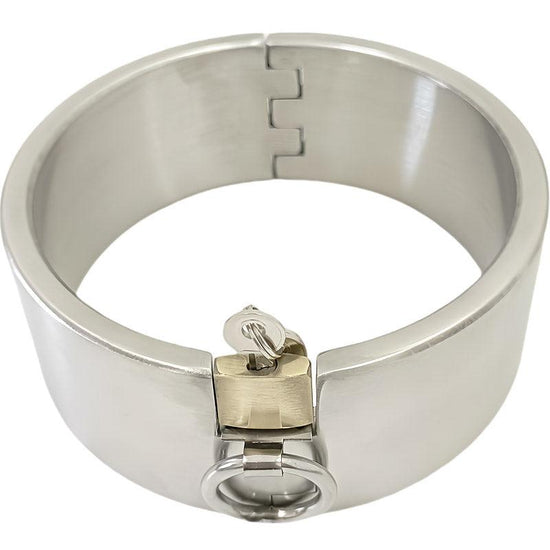 THORN GARDEN™ 1.2kg 5cm high stainless steel bdsm collar with lock and free shipping