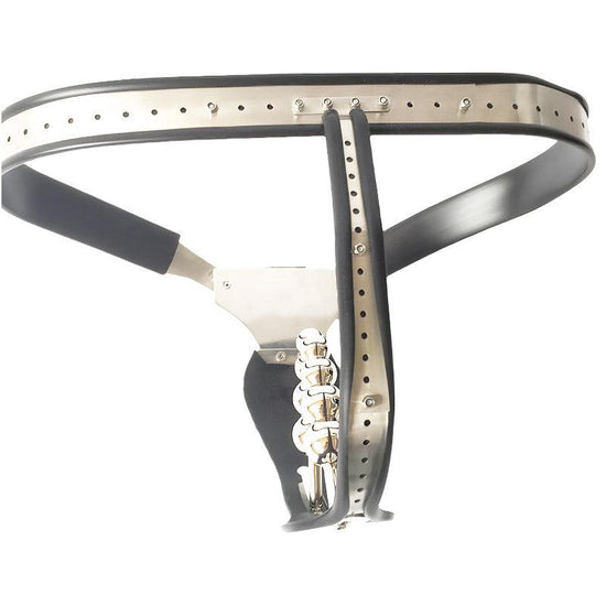 THORN GARDEN™ female chastity belt with lock and anal plug and vaginal plug
