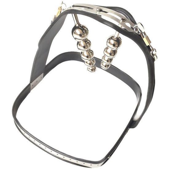 THORN GARDEN™ Women's chastity belt comes with anal plug and vaginal plug