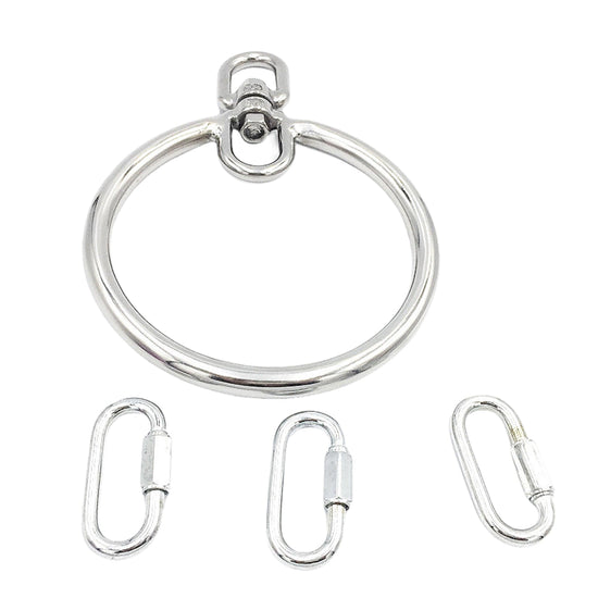 THORN GARDEN™ High-Quality Stainless Steel Rope Arts Bondage Hoops for BDSM