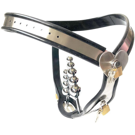 THORN GARDEN™ chastity belt for women that can be paired with anal and vaginal plugs