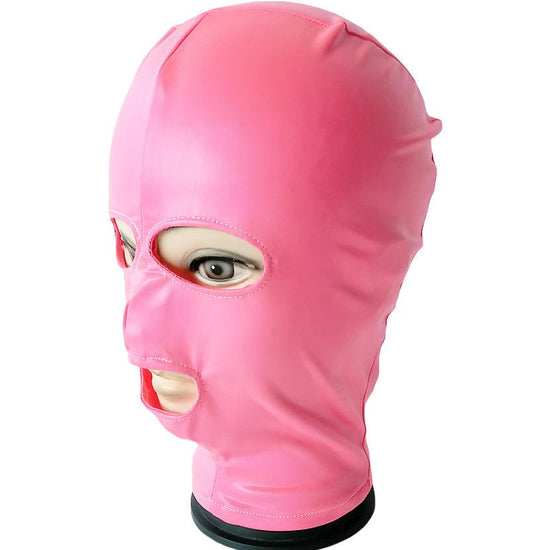 THORN GARDEN™ Elastic pink bondage hood free shipping