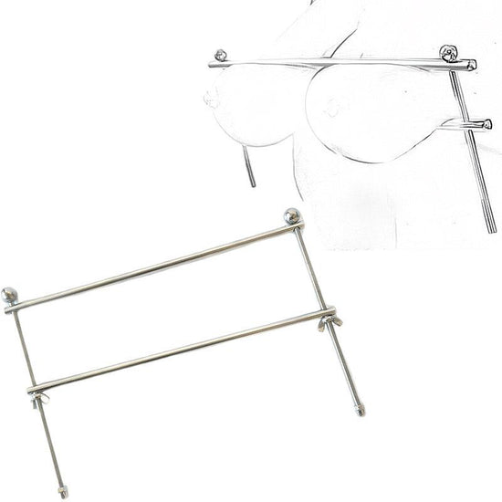 THORN GARDEN™ Stainless Steel straight bar Breast Clamps free shipping