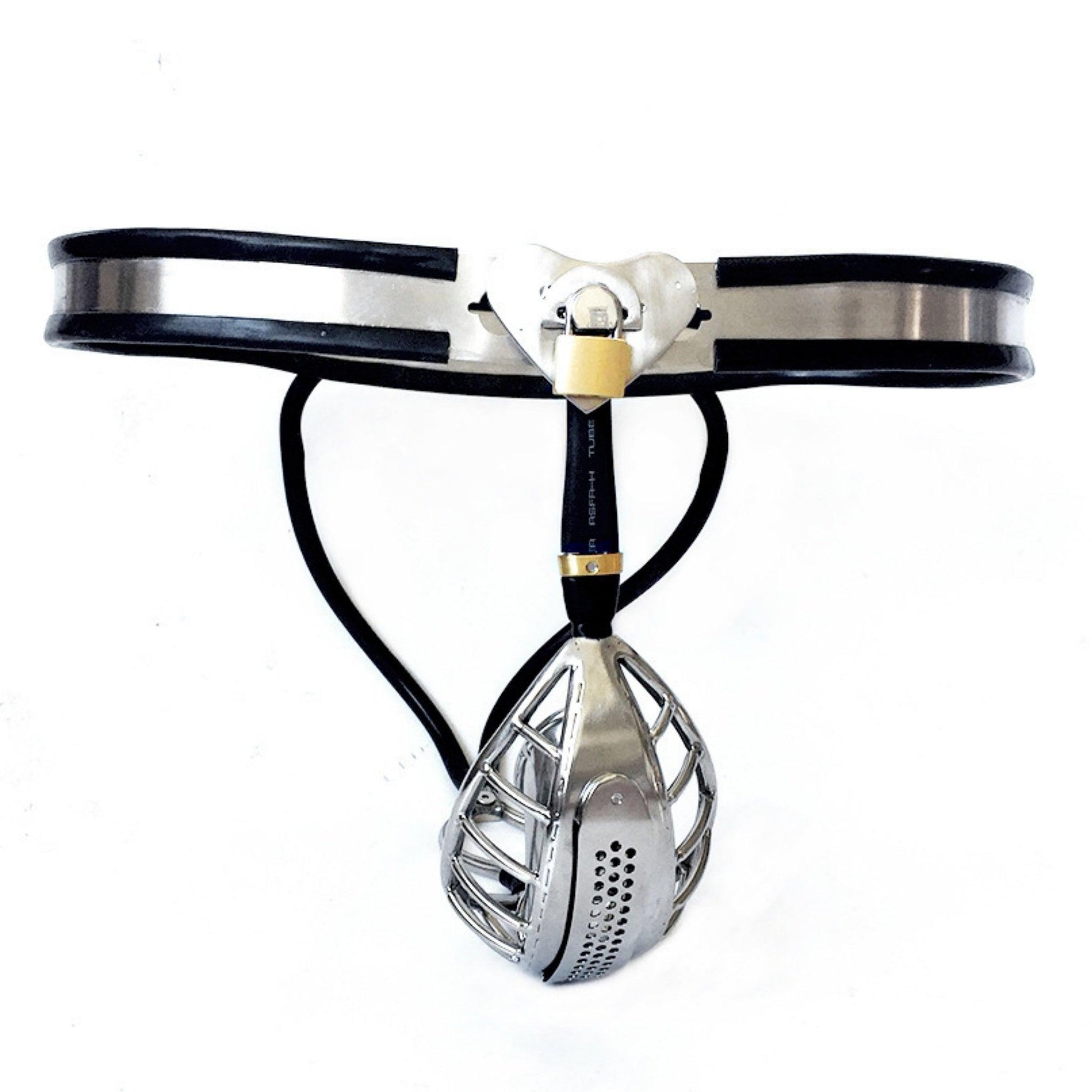 THORN GARDEN™ All-in-One Chastity Belt with Built-In Lock - Secure BDSM Play