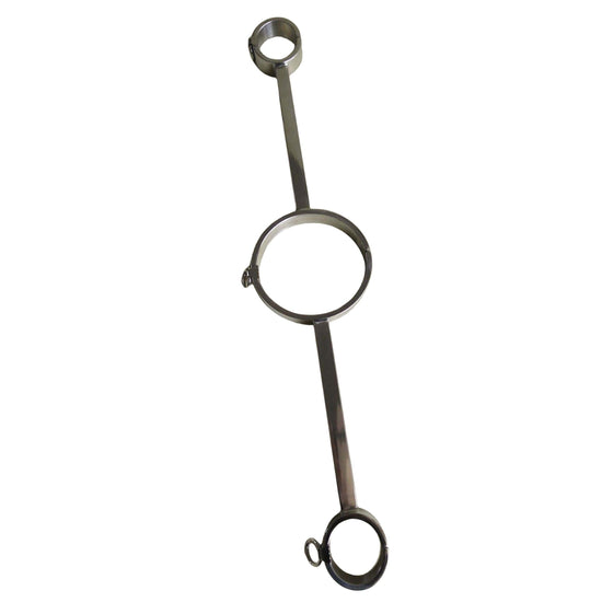 THORN GARDEN™ BDSM Stainless Steel Linked Collar and Wrist Cuffs for Couples