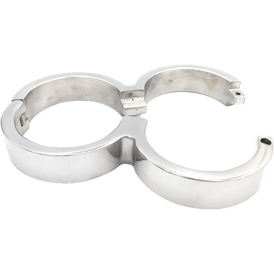 THORN GARDEN™ about 0.5kg 2cm high Stainless steel figure 8 handcuffs with free shipping