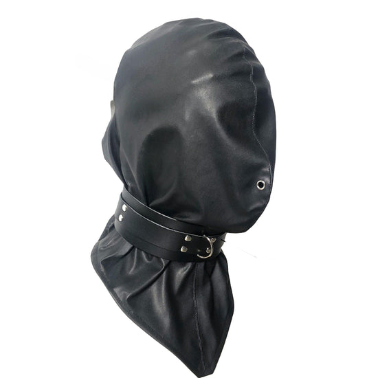 THORN GARDEN™ Adjustable Leather Stretch Hood for BDSM Play