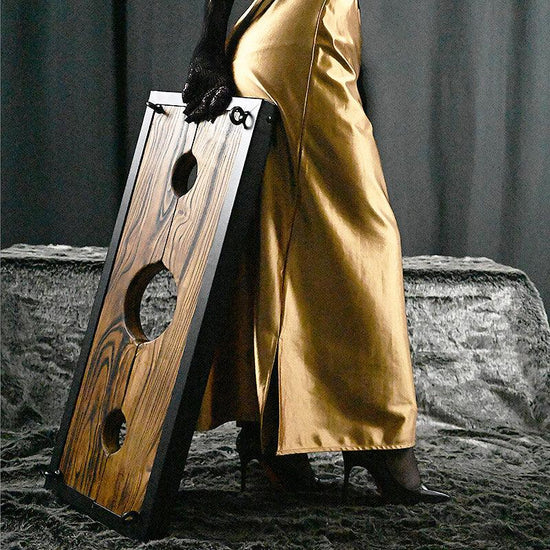 THORN GARDEN™ Heavy duty wooden bondage bdsm elm pillory and free shipping