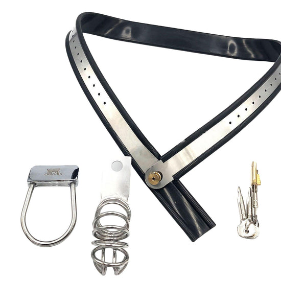 THORN GARDEN™ Summer-Friendly Breathable Openwork Male Genitalia Restraint Cage