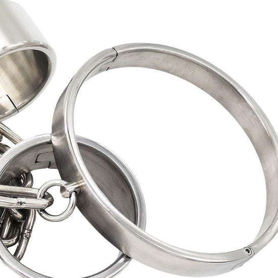 THORN GARDEN™ 4500g bdsm Stainless Steel Shackles Restraint Set and free shipping