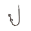 THORN GARDEN™ Luxurious Double Ball Stainless Steel Anal Hook - 304 Non-Corroding Material, 0.3kg Weight, 23cm Length, 2.5cm Diameter Spheres