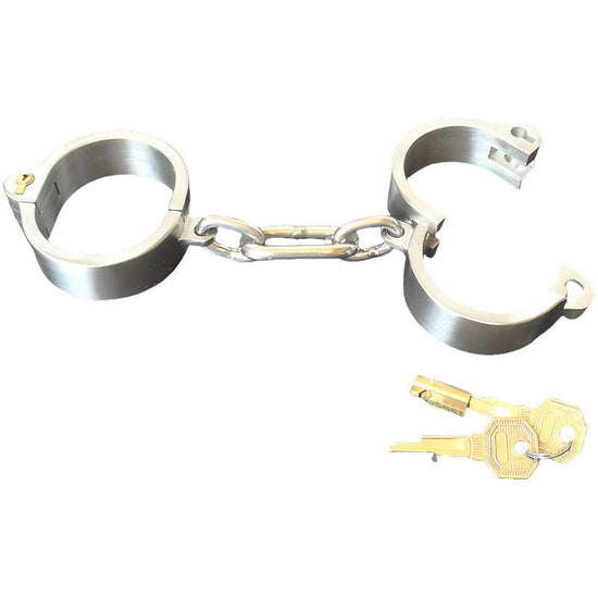 THORN GARDEN™ 0.6kg 2.2cm heigh Stainless steel latch lock handcuffs free shipping