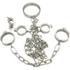 THORN GARDEN™ 3200g 2.5cm heigh Stainless Steel Hand, Foot and Neck Restraint Set