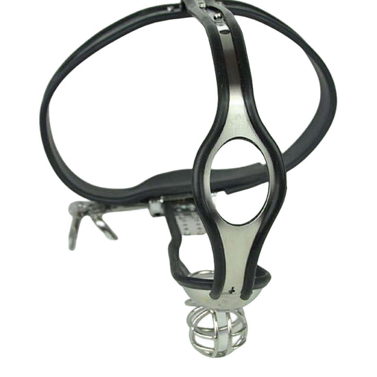 THORN GARDEN™ High-Quality Y-Style Male Chastity Belt with Urethral Sound - Secure Online Shopping