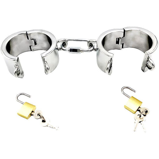 THORN GARDEN™ about 1kg 4cm heigh Stainless steel padlock handcuffs free shipping