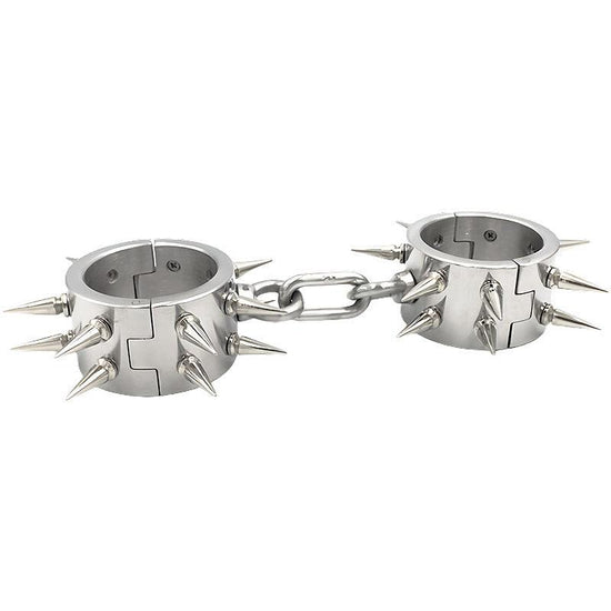 THORN GARDEN™ about 1.2kg 4cm high Stainless steel barbed handcuffs with free shipping