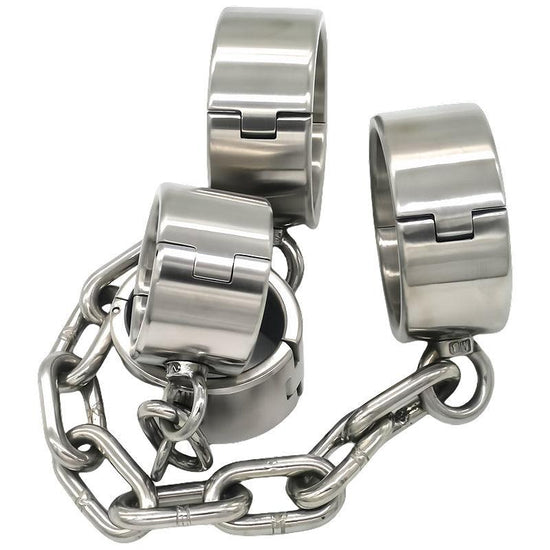 THORN GARDEN™ 800g height 4cm bdsm stainless steel handcuffs and free shipping