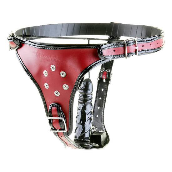 THORN GARDEN™ Removable dildo leather pants free shipping