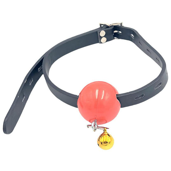 THORN GARDEN™ bdsm leather silicone material bell mouth plug free shipping