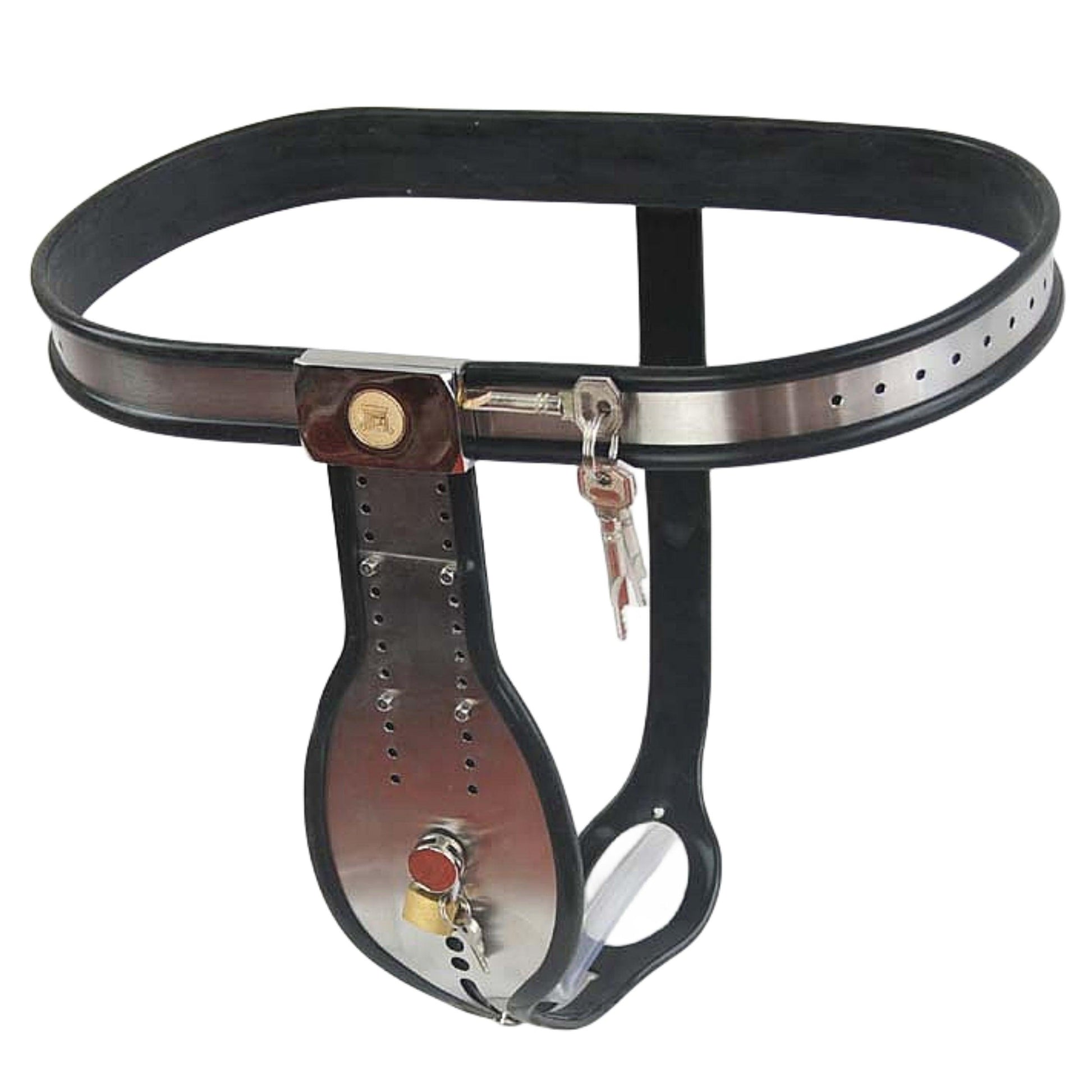 THORN GARDEN™ Premium 304 Stainless Steel Chastity Belts for Men with Thigh Restraint Hoops