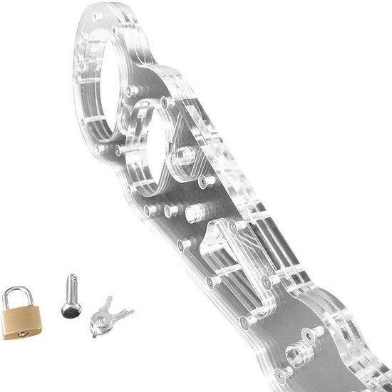 THORN GARDEN™ transparent straight bar wrists and ankles restraint free shipping