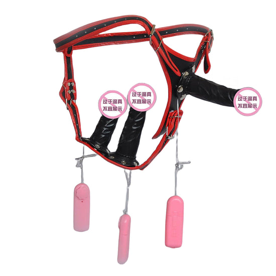 THORN GARDEN™ Removable Vibrating Straight Dual-Ended Dildo for Women's Attire