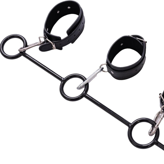 THORN GARDEN™ Metal Spreader Bar with Leather Cuffs - Free Shipping