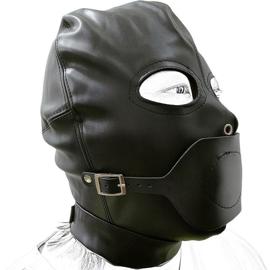 THORN GARDEN™ bondage Open Mouth leather Hood free shipping