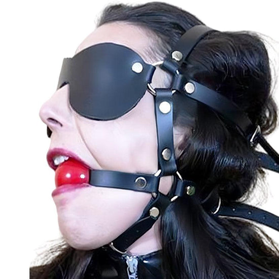 THORN GARDEN™ Harness type eye mask and gag free shipping